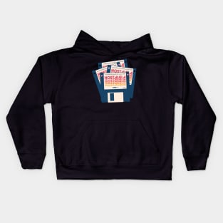 Nostalgia Floppy Disk Version 2.0 Kids Hoodie